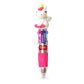 Mini-Kugelschreiber mit 4 Farben - Unicorn - Mini Magic Rainbow