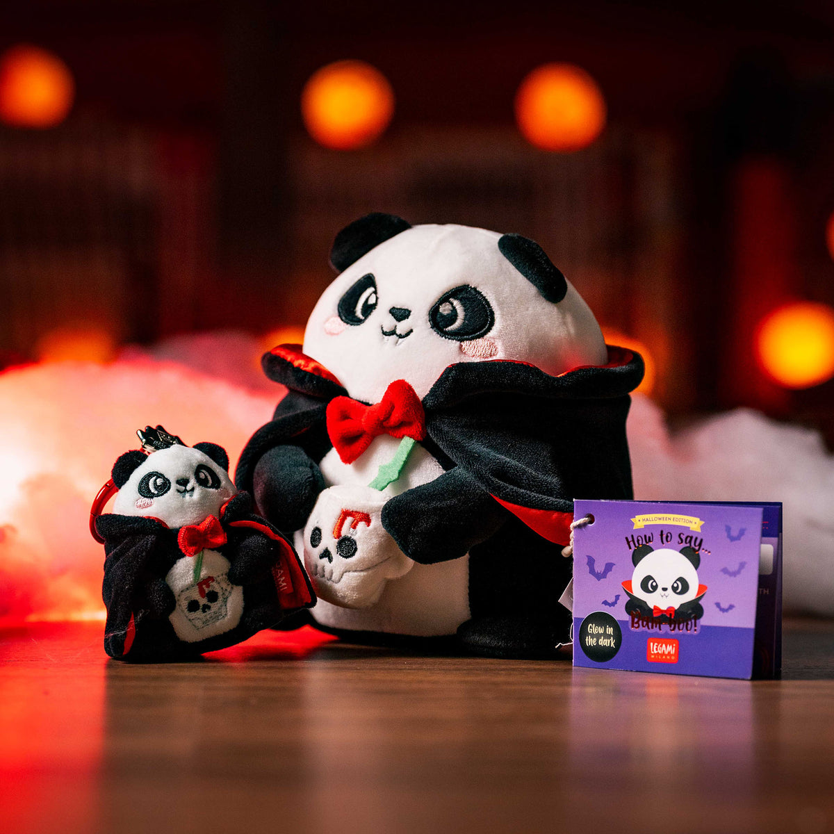 Legami Plüschtier Panda "Bam-Boo" Halloween - Mini Super Soft!