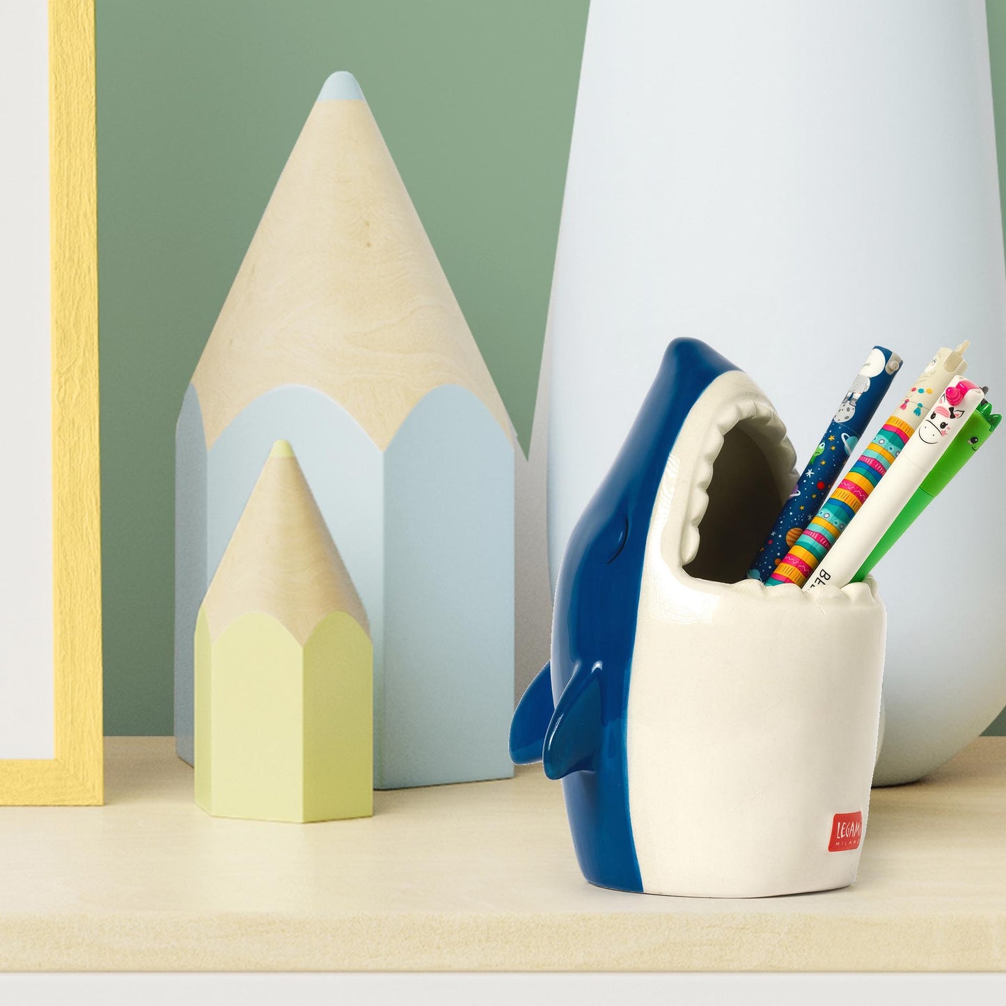 Keramik-Stiftehalter Shark - Desk Friends