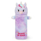 Flauschiges Federmäppchen Unicorn „Believe in Magic“ - Super Soft!