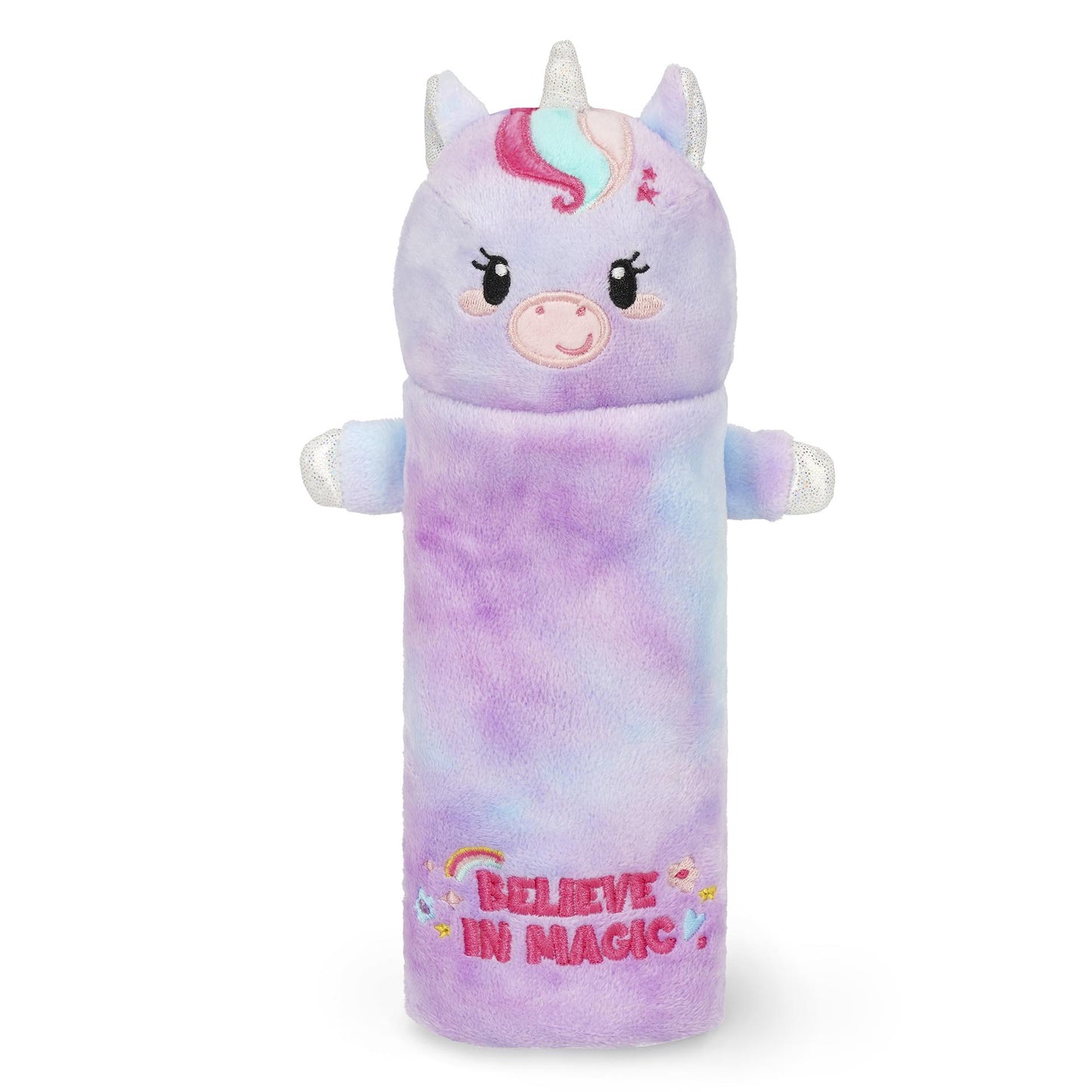 Flauschiges Federmäppchen Unicorn „Believe in Magic“ - Super Soft!