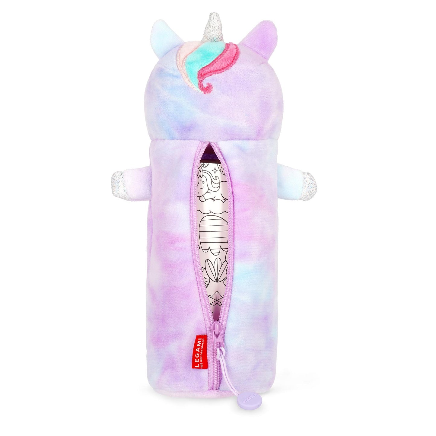 Flauschiges Federmäppchen Unicorn „Believe in Magic“ - Super Soft!