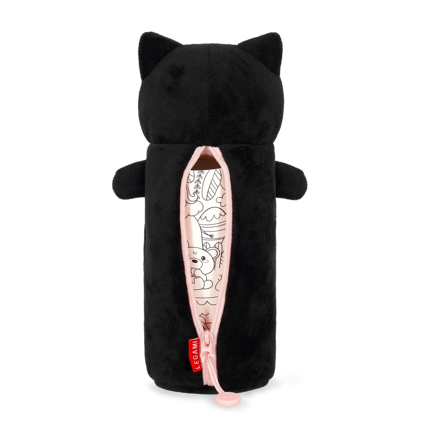 Flauschiges Federmäppchen Kitty „Be Curious“ - Super Soft!