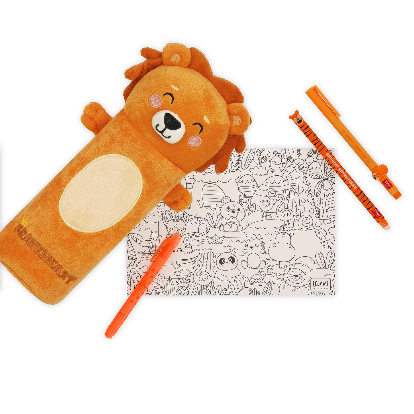 Flauschiges Federmäppchen Lion „The King“ - Super Soft!