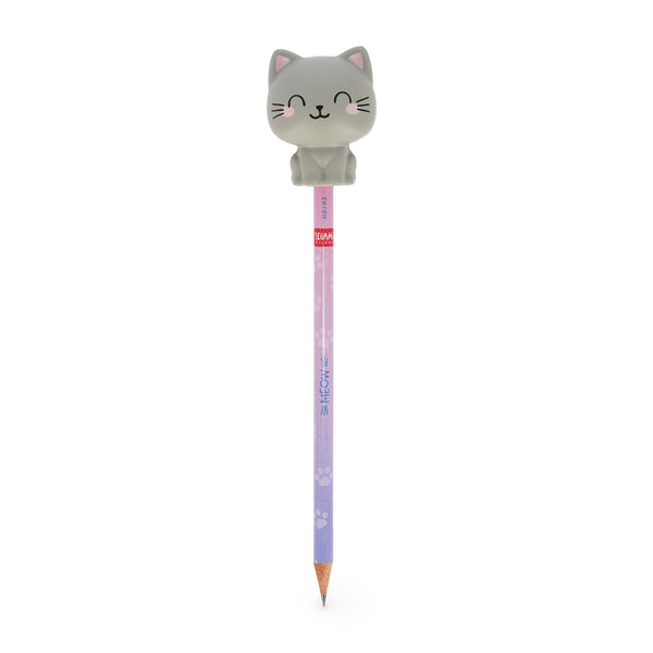 Legami Anti-Stress-Bleistift Kitty „Be Curious“ - Squeezies