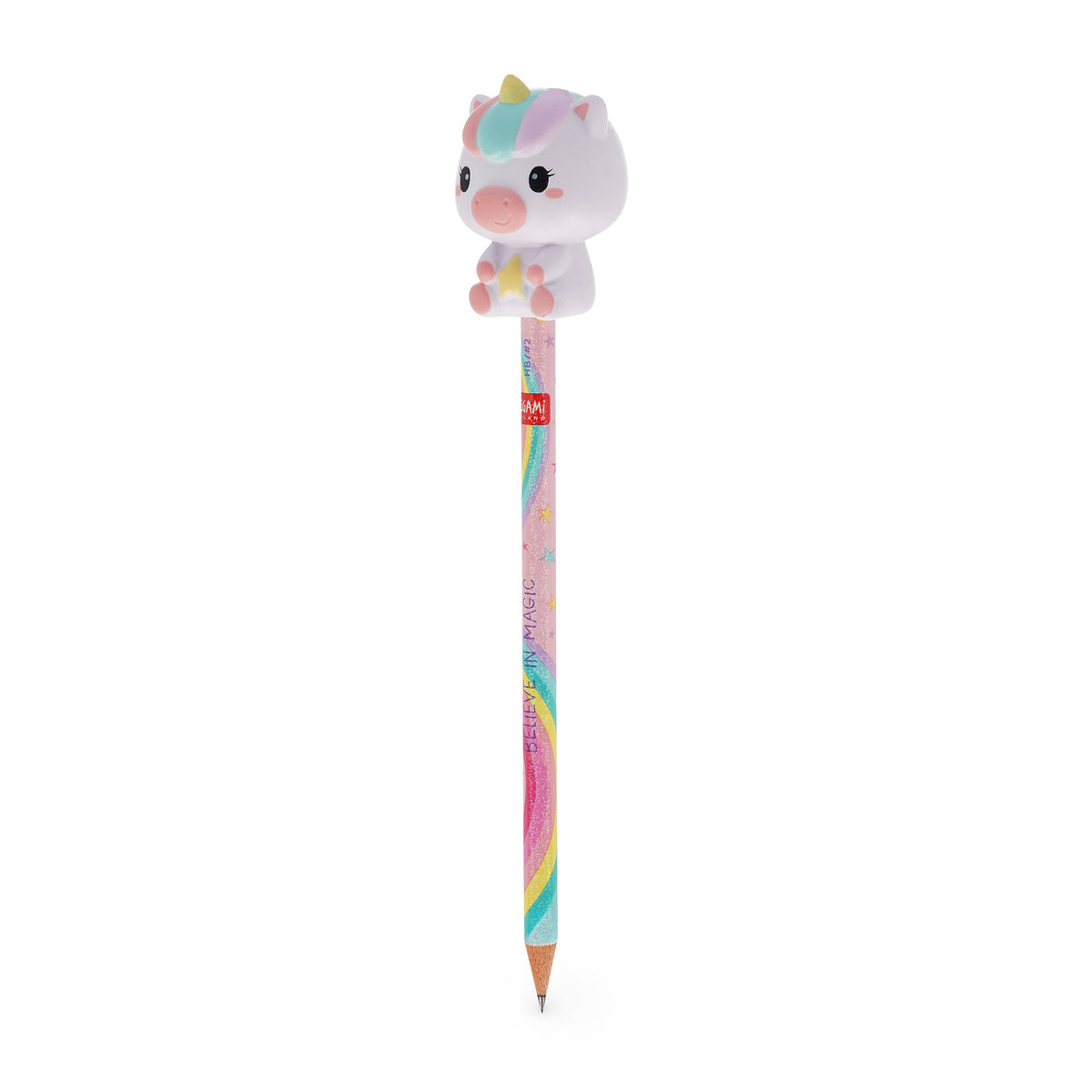 Legami Anti-Stress-Bleistift Unicorn „Believe In Magic“ - Squeezies
