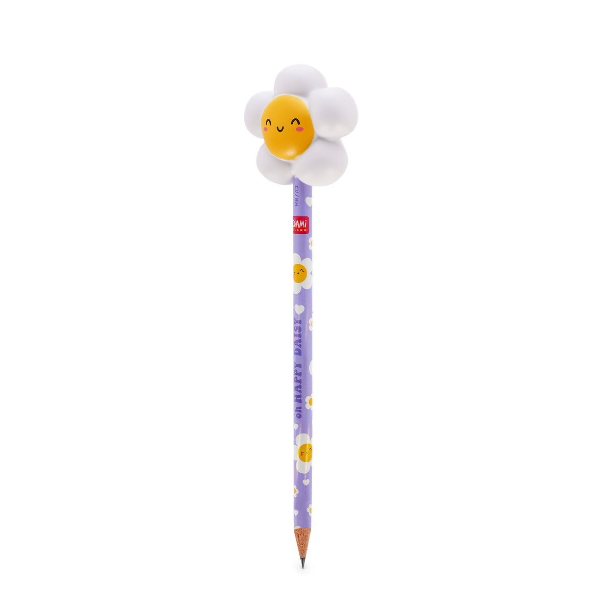 Legami Anti-Stress-Bleistift Daisy „Oh Happy Daisy“ - Squeezies