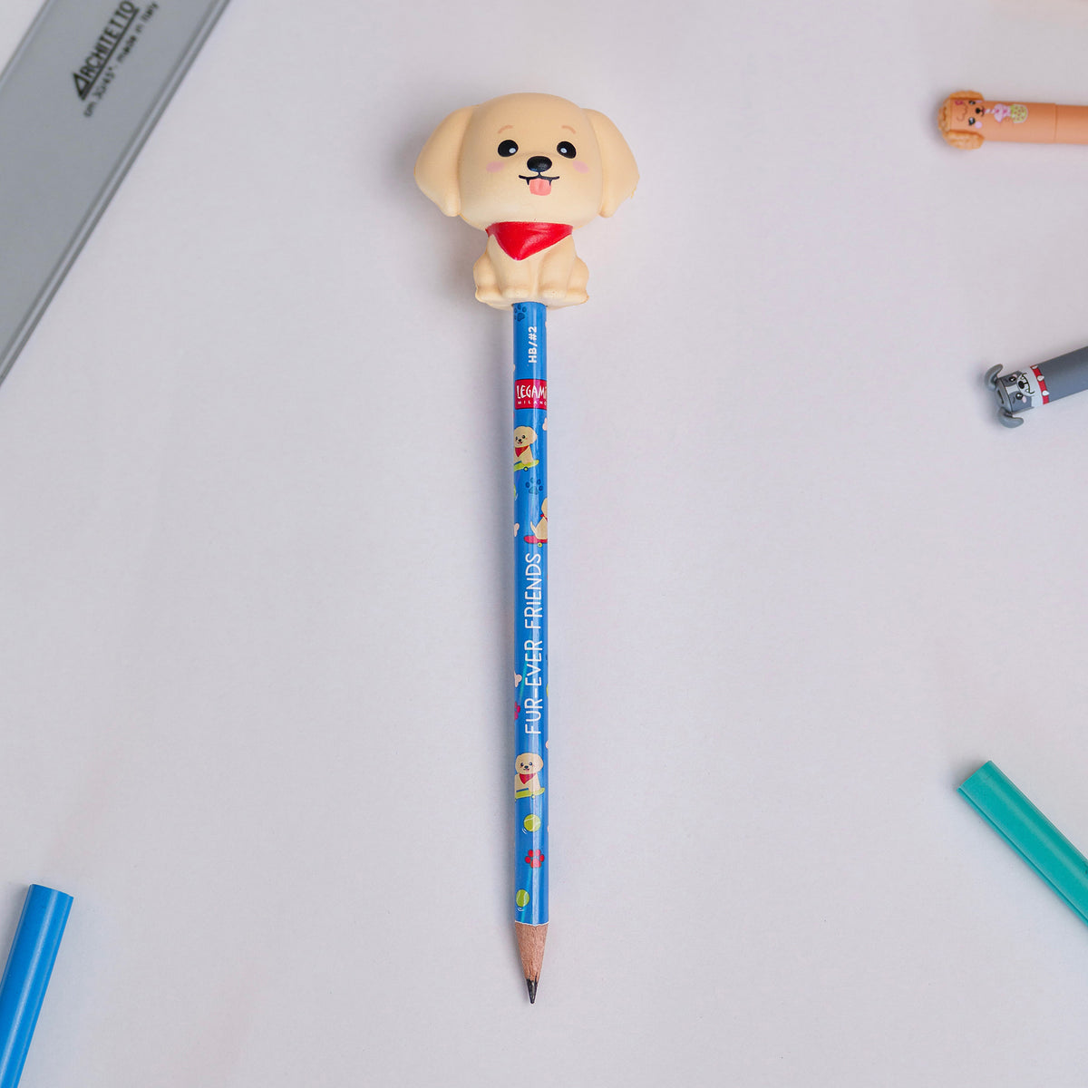 Legami Anti-Stress-Bleistift Golden Retriver „Fur-ever Friends“ - Squeezies