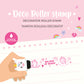 Legami Deko-Rollstempel - Unicorn - Deco Roller Stamp - pink ink