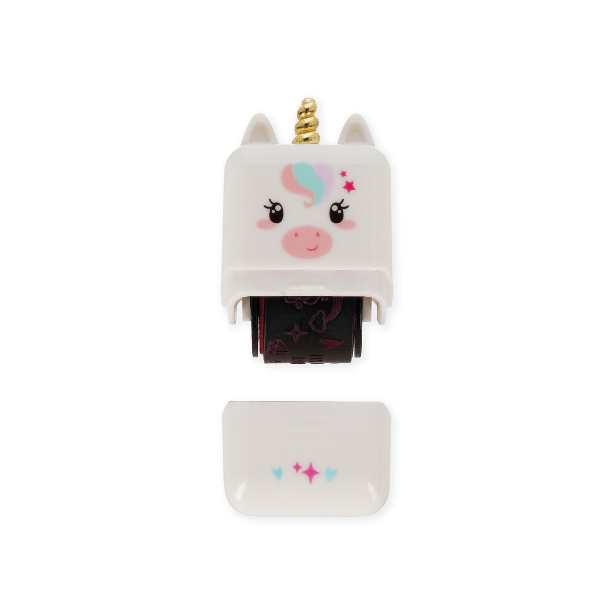 Legami Deko-Rollstempel - Unicorn - Deco Roller Stamp - pink ink