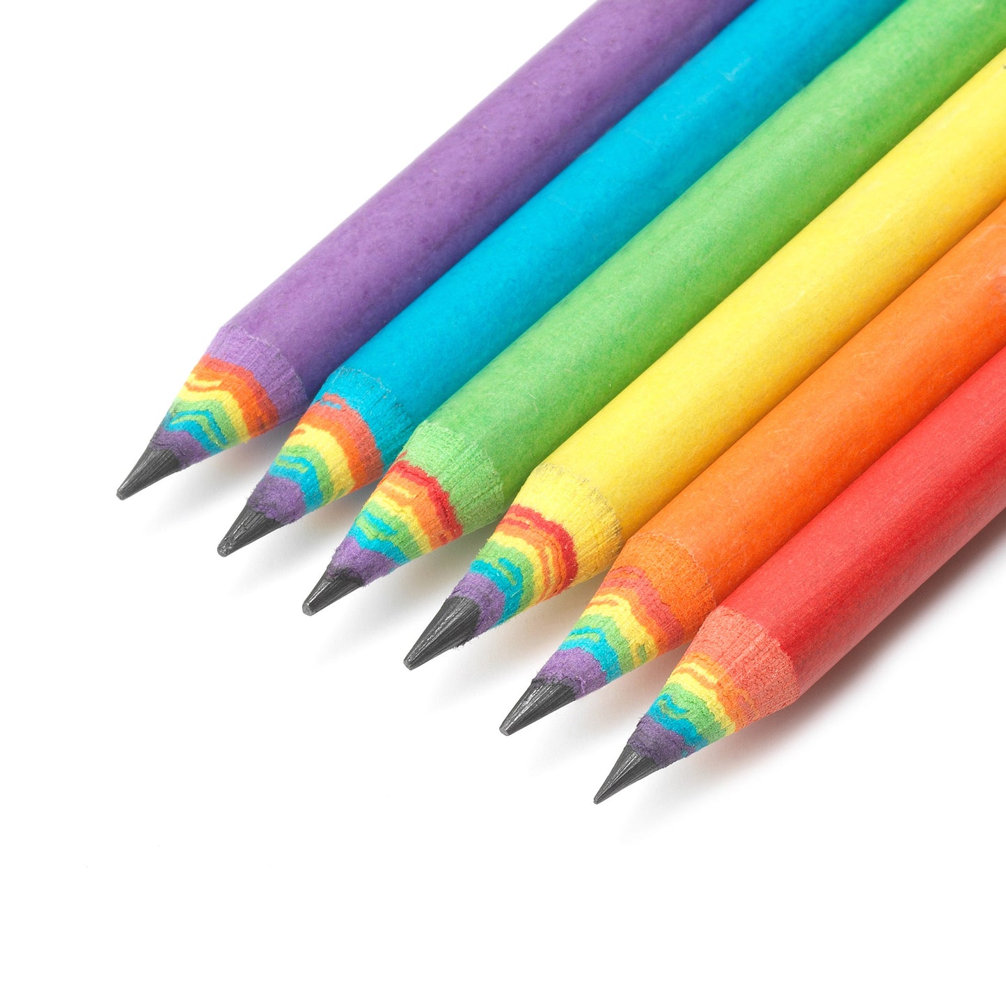 Set mit 6 HB-Bleistiften aus Recycling-Papier