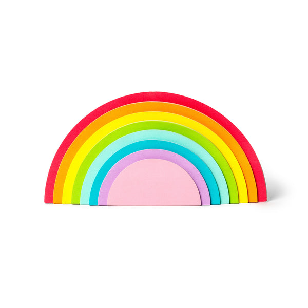 Notizblock mit Klebezettel - Rainbow Thoughts