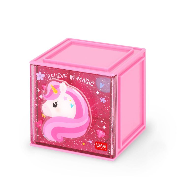 CUTIE CUBE - ADJUSTABLE DESK ORGANISER - UNICORN