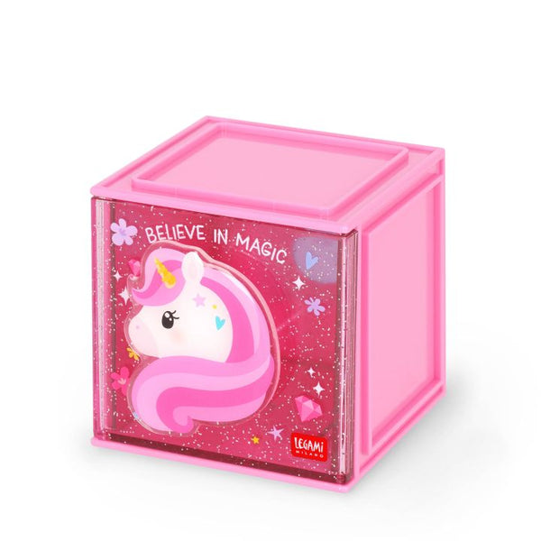 CUTIE CUBE - ADJUSTABLE DESK ORGANISER - UNICORN