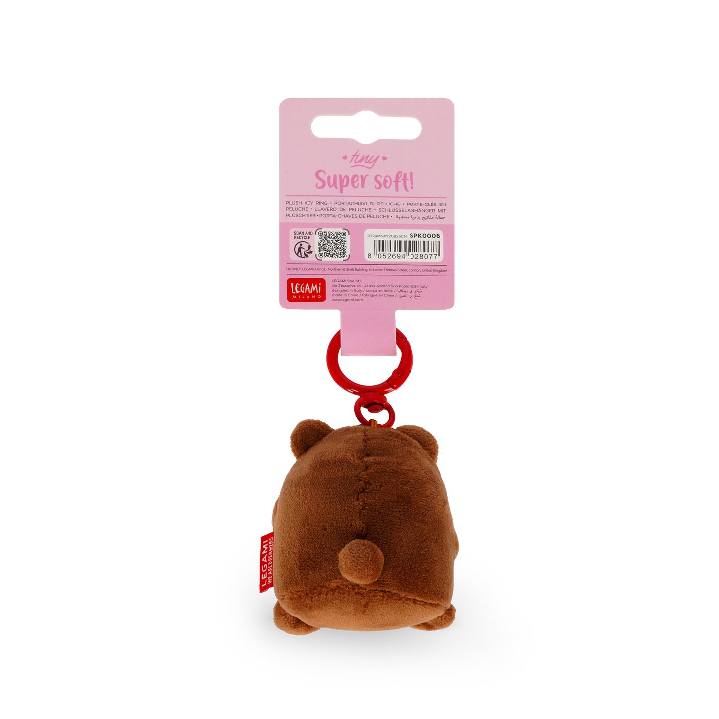 Plüsch-Schlüsselanhänger Teddy Bear - Tiny Super Soft!