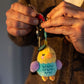Super Soft tiny set of 2 plush key rings