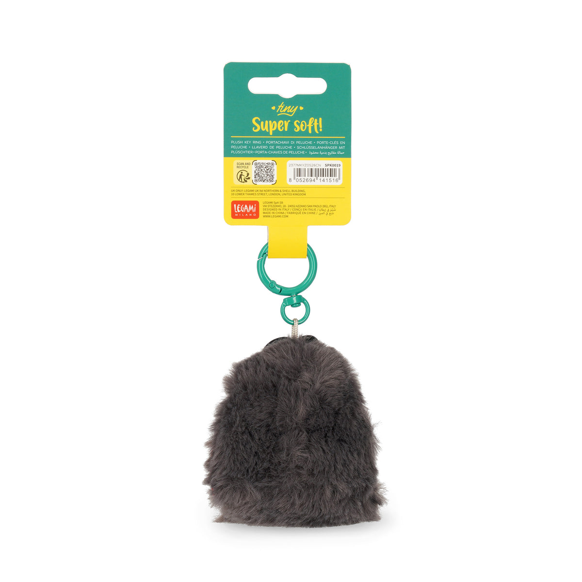 Legami Plüsch-Schlüsselanhänger Gorilla - Tiny Super Soft!