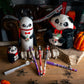 Legami Panda-Plüsch-Schlüsselanhänger "Bam-Boo!" Halloween - Tiny Super Soft!