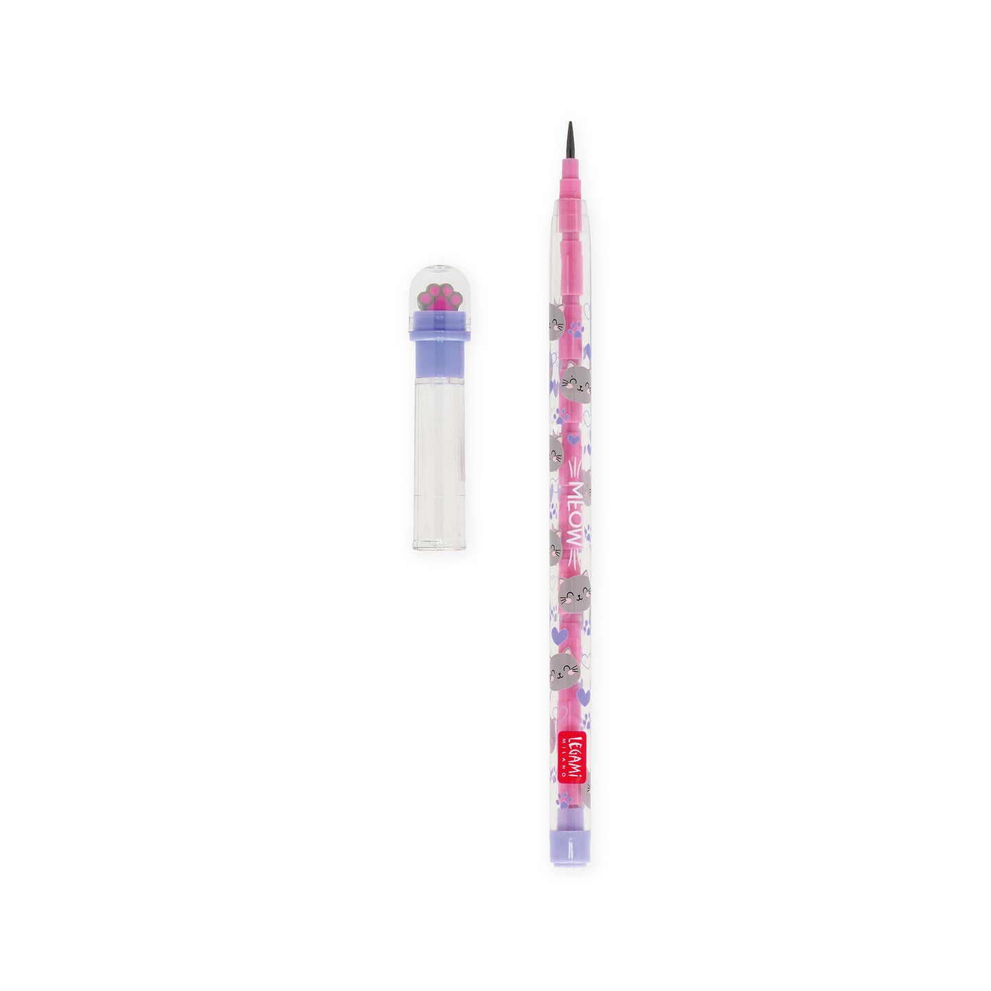 Stapelbare Bleistifte mit Radiergummi Kitty - Take a Tip