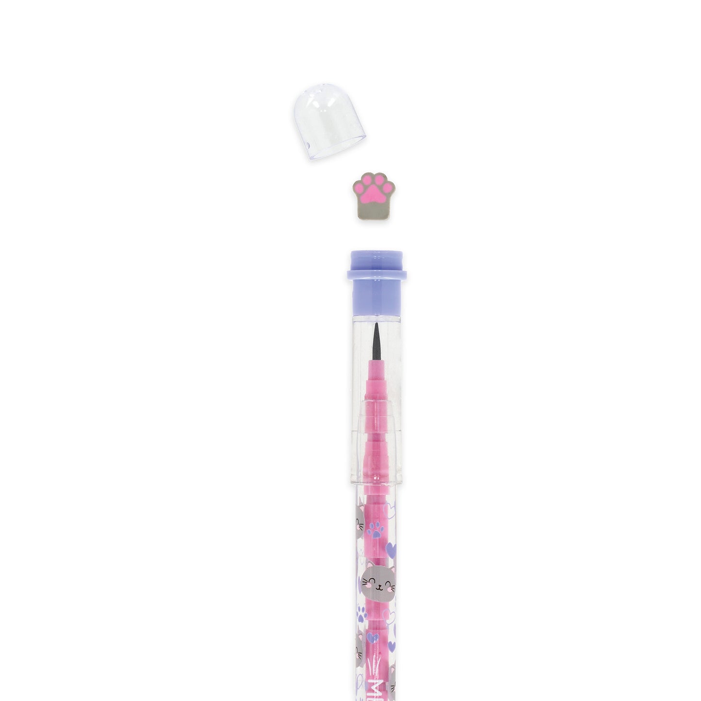 Stapelbare Bleistifte mit Radiergummi Kitty - Take a Tip