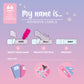 Legami Selbstklebende Namensetiketten mit Schutzfolie - My Name Is... - Kitty