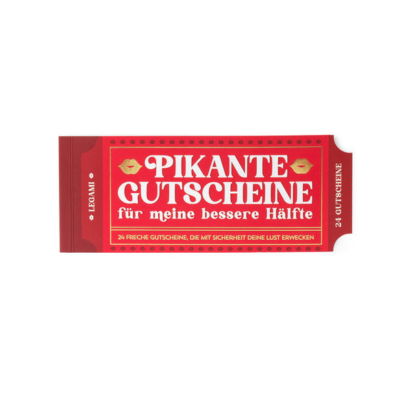 Block mit 24 sexy Gutscheinen - Deutsch - Gift Vouchers