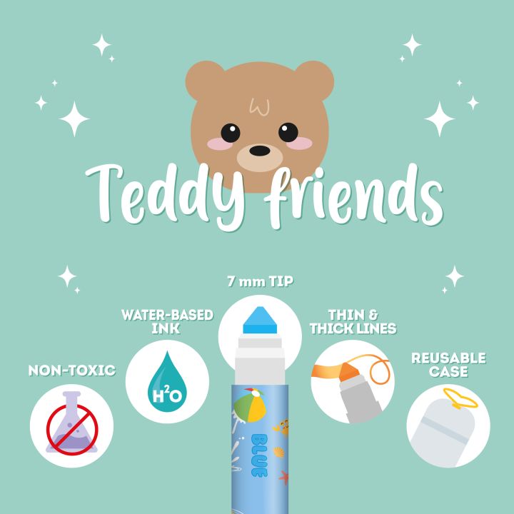 Set little Teddy Friends