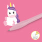 Leuchtender Kugelschreiber - Unicorn - Writing is Magic