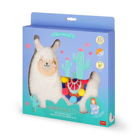 Thermokissen mit Leinsamen - Llama - Warm Cuddles