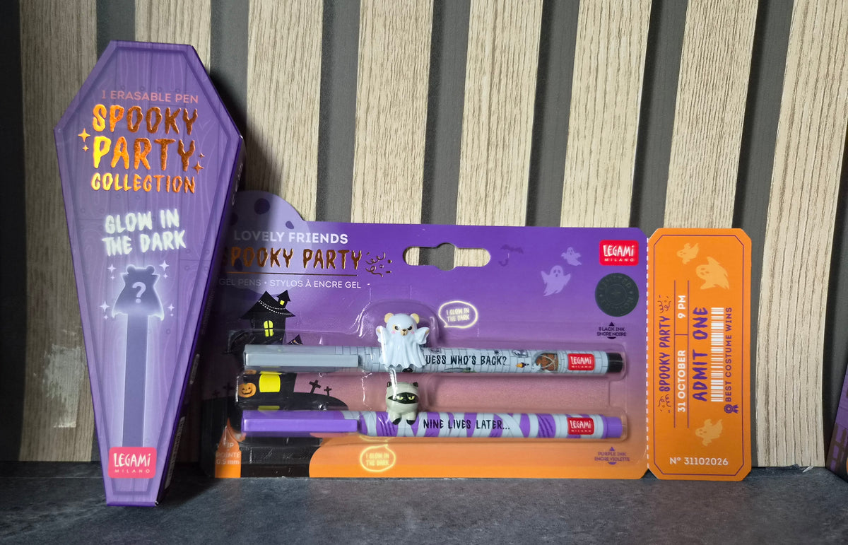 Legami Halloween Set 1 x 2 Lovely Friends Spooky Party und 1 Blindbox max. Bestellmenge 3